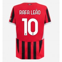 Fotbalové Dres AC Milan Rafael Leao #10 Domácí 2024-25 Krátký Rukáv